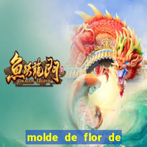 molde de flor de eva grande para imprimir